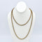 Collier Collier chaîne muff en pinchbeck géorgien avec fermoir main 58 Facettes