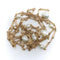 Collier Édouardien - Long collier chaîne en or 14K et perles naturelles du Mississippi 58 Facettes