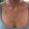Collier UnoAErre - Collier vintage en or 14K à plique-à-jour bleue 58 Facettes