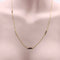 Collier UnoAErre - Collier vintage en or 14K à plique-à-jour bleue 58 Facettes