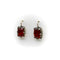 Boucles d'oreilles Boucles d’oreilles vintage - Grenats mandarine en argent et or 18k 58 Facettes