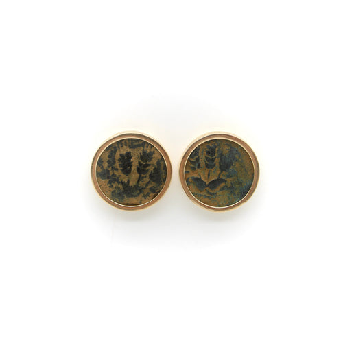 Boucles d'oreilles King Agrippa I - Boucles d’oreilles pièces antiques en or 14K 58 Facettes