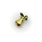 Pendentif Charm poire vintage en or 18k, diamants et émail vert 58 Facettes