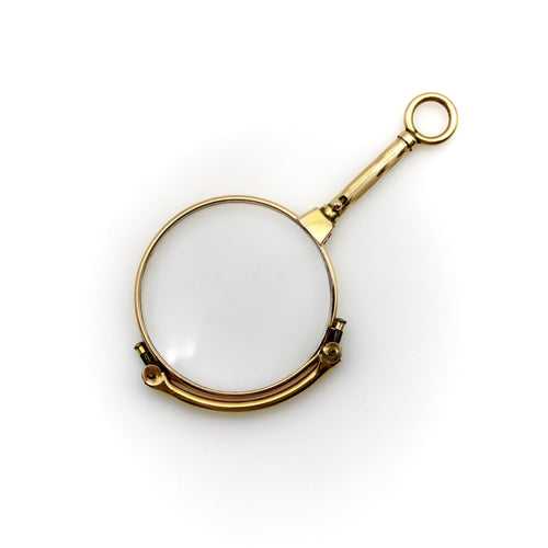 Boucles d'oreilles Lorgnette mécanique édouardienne en or 14K 58 Facettes