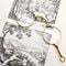 Boucles d'oreilles Lorgnette mécanique édouardienne en or 14K 58 Facettes