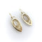 Boucles d'oreilles Etruscan Revival - Boucles d’oreilles pendantes en or 14K et opales 58 Facettes