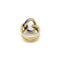 Bague 52 Bague vintage nœud d’amoureux en or jaune 14 carats et émail bleu 58 Facettes