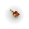 Pendentif Pendentif en or jaune 14 carats avec saphir orange 58 Facettes A2005Z