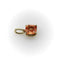 Pendentif Pendentif en or jaune 14 carats avec saphir orange 58 Facettes A2005Z