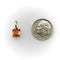 Pendentif Pendentif en or jaune 14 carats avec saphir orange 58 Facettes A2005Z