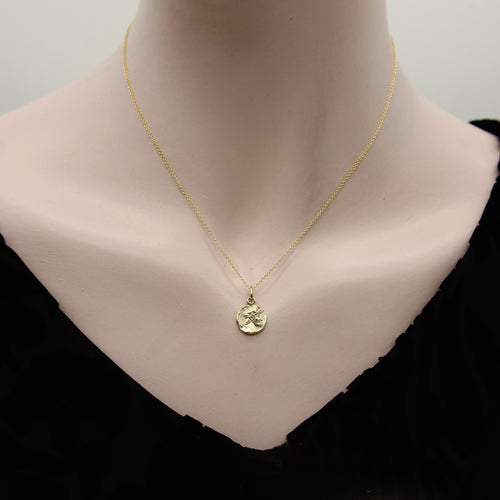 Pendentif Shiebler - Pendentif médaillon Achille guerrier en or 14k 58 Facettes A20061
