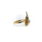 Bague 56 Bague insecte - Or jaune 14K, argent, topazes, perles et grenat 58 Facettes