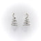 Boucles d'oreilles Vintage - Boucles d’oreilles spirales en or blanc 14k et diamants 58 Facettes