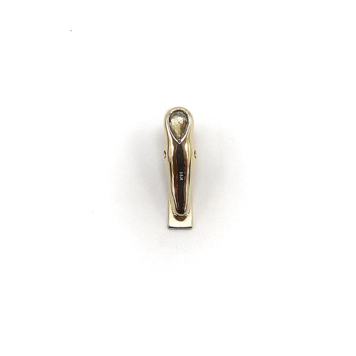 Pendentif Signature - Pince à cravate ou pendentif en or 14K et diamant poire 58 Facettes