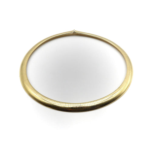 Collier Collier oméga vintage large en or 14K 58 Facettes