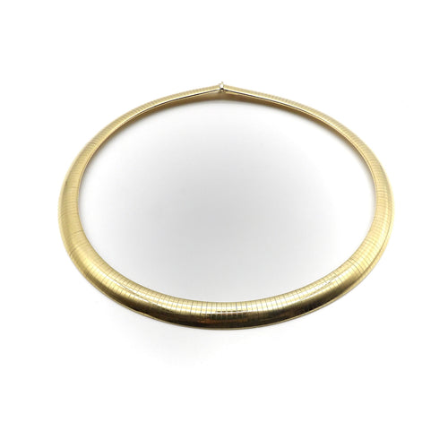 Collier Collier oméga vintage large en or 14K 58 Facettes