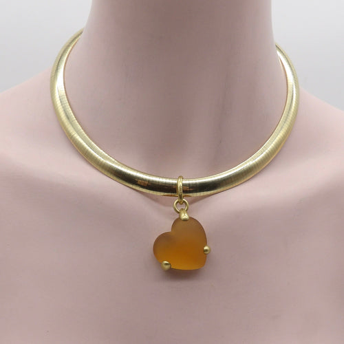 Collier Collier oméga vintage large en or 14K 58 Facettes