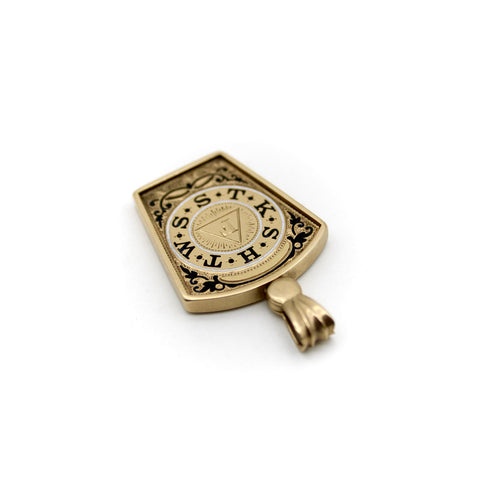 Pendentif Pendentif Royal Arch Masonry - Pendentif en or 14K émaillé 58 Facettes