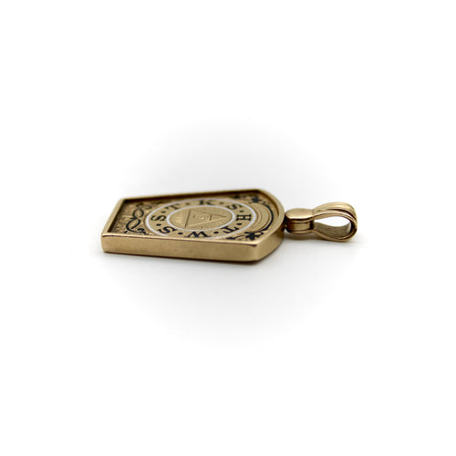 Pendentif Pendentif Royal Arch Masonry - Pendentif en or 14K émaillé 58 Facettes