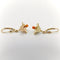 Boucles d'oreilles Boucles d’oreilles pendantes rétro cloche en or 14K et corail 58 Facettes