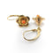 Boucles d'oreilles Boucles d’oreilles pendantes rétro cloche en or 14K et corail 58 Facettes