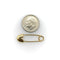 Broche Mid-Century Modern - Broche épingle de sûreté en or 14K 58 Facettes