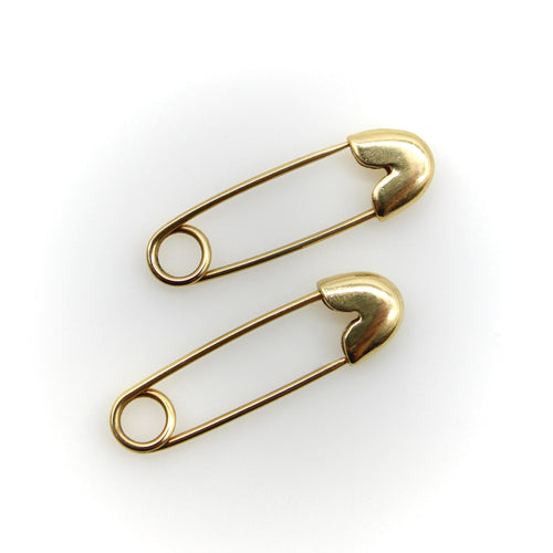 Broche Mid-Century Modern - Broche épingle de sûreté en or 14K 58 Facettes