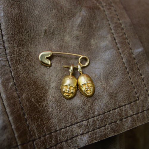 Broche Mid-Century Modern - Broche épingle de sûreté en or 14K 58 Facettes