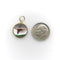 Pendentif Essex Crystal - Pendentif faisan en or 18 carats 58 Facettes A20069