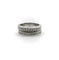 Bague 54 Bague éternité - Alliance en or blanc 14K et diamants 1 ct 58 Facettes A2001P