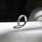 Bague 54 Bague éternité - Alliance en or blanc 14K et diamants 1 ct 58 Facettes A2001P