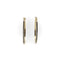 Boucles d'oreilles Boucles d’oreilles créoles ovales pavées de diamants en or 14K 58 Facettes