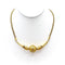 Collier Collier baht thaï vintage en or jaune 23K, cannetille 58 Facettes