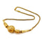 Collier Collier baht thaï vintage en or jaune 23K, cannetille 58 Facettes