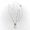 Collier Collier vintage - Perle et diamants pavés en or blanc 14K 58 Facettes A2005N