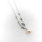 Collier Collier vintage - Perle et diamants pavés en or blanc 14K 58 Facettes A2005N