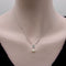 Collier Collier vintage - Perle et diamants pavés en or blanc 14K 58 Facettes A2005N