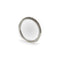 Bague 51 Bague demi-alliance éternité en or blanc 14K et diamants naturels 58 Facettes