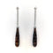 Boucles d'oreilles Assil - Boucles d’oreilles pendantes en or blanc 18K, diamants et calcédoine 58 Facettes