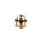 Pendentif Victorien - Pendentif charme canon articulé en or 18k et corail 58 Facettes