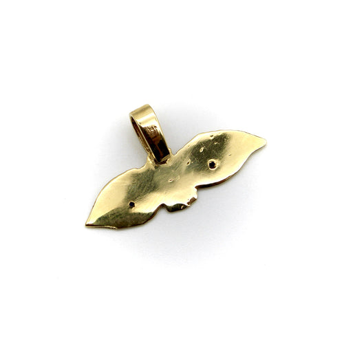 Pendentif Signature - Pendentif charm œil Milagro en or jaune 14K saphirs 58 Facettes