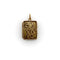 Pendentif Pendentif médaillon victorien celte rectangulaire en or 14K 58 Facettes