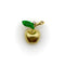 Pendentif Pendentif charm pomme vintage en or 18k, diamants et émail 58 Facettes