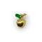 Pendentif Pendentif charm pomme vintage en or 18k, diamants et émail 58 Facettes