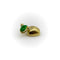 Pendentif Pendentif charm pomme vintage en or 18k, diamants et émail 58 Facettes