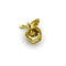 Pendentif Pendentif charm pomme vintage en or 18k, diamants et émail 58 Facettes