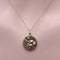 Pendentif Cute as a Button - Pendentif médaille lapin en or 14K et rubis 58 Facettes