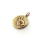 Pendentif Cute as a Button - Pendentif médaille lapin en or 14K et rubis 58 Facettes