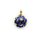 Pendentif Signature - Pendentif galaxie lune et étoiles en or 14K avec diamant 58 Facettes