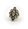 Bague 54 Georgian Revival - Bague en or jaune 14 carats, argent et diamants 58 Facettes